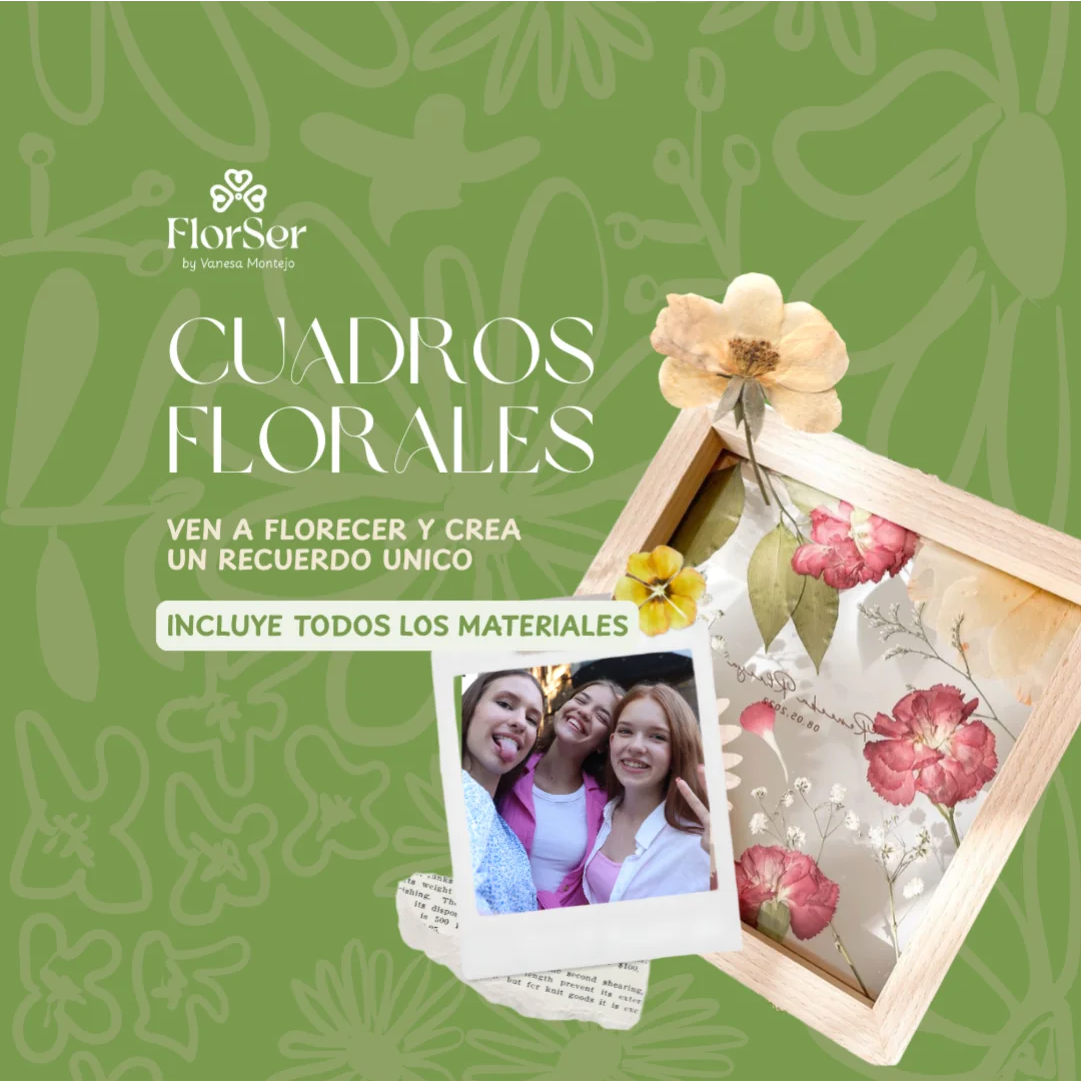 Taller Composición de Cuadros con Flores Prensadas